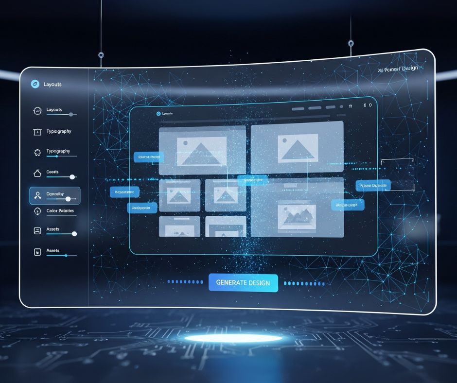 Futuristic AI Website Design - K4 Digital